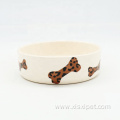 Custom Ceramic Animal Dog Food Bowl for Dogs